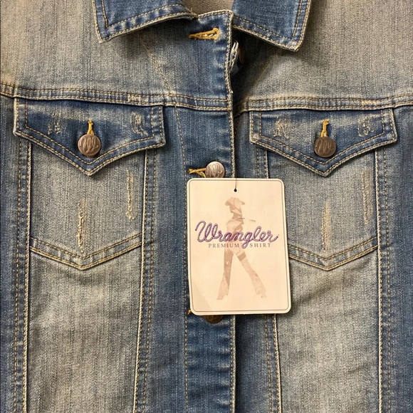 Wrangler Denim Vest NWT - Picture 4 of 5